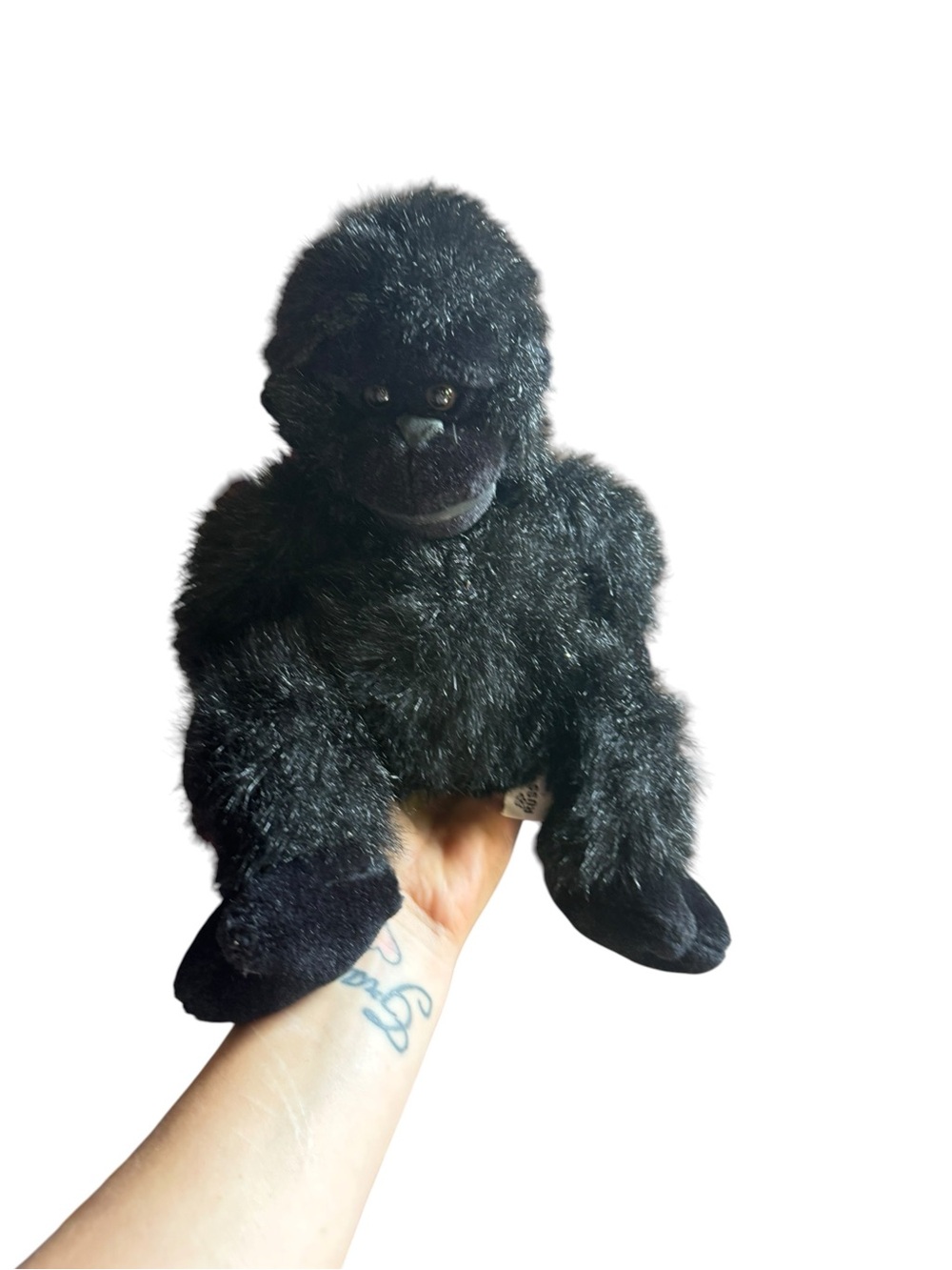 Vintage Black Plush Gorilla Kongo